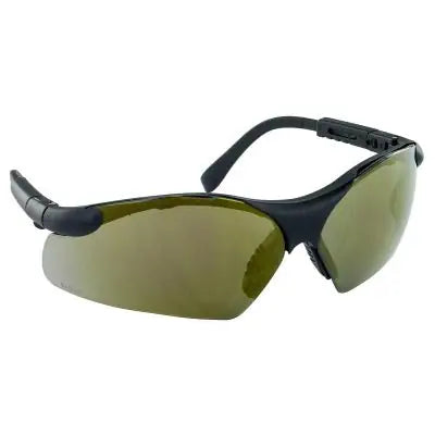 Sidewinders Safe Glasses W/ Black Frame And Gold Mirror Lens In Polybag
